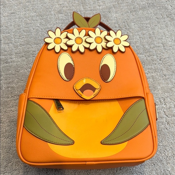 Disney Parks Orange Bird Flower and Garden Loungefly -NWT - Picture 1 of 2